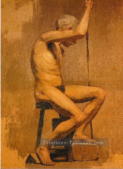 Etude académie 1895 cubisme Pablo Picasso Peintures à l'huile